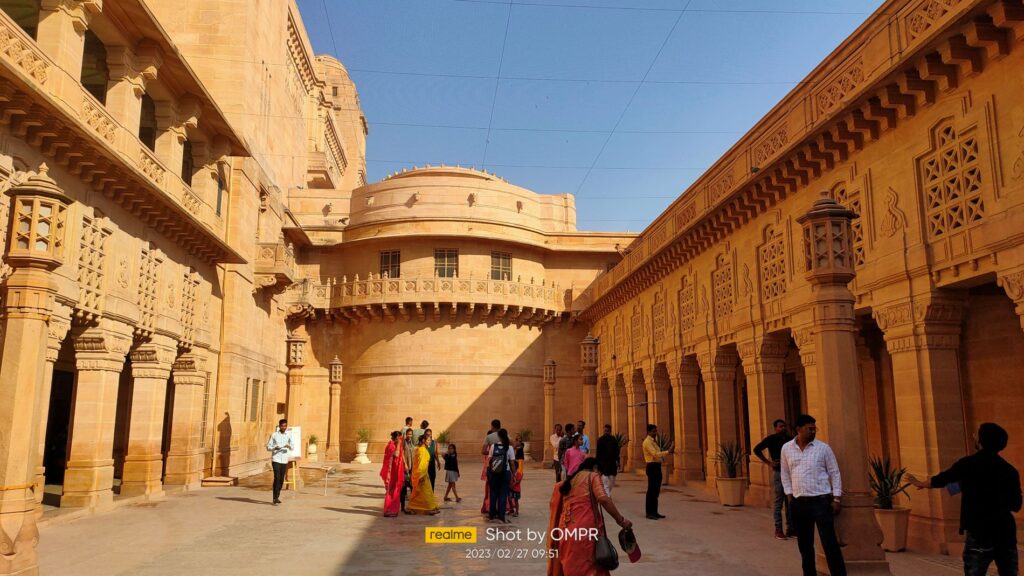 Ummed Bhawan Courtyard Jodhpur