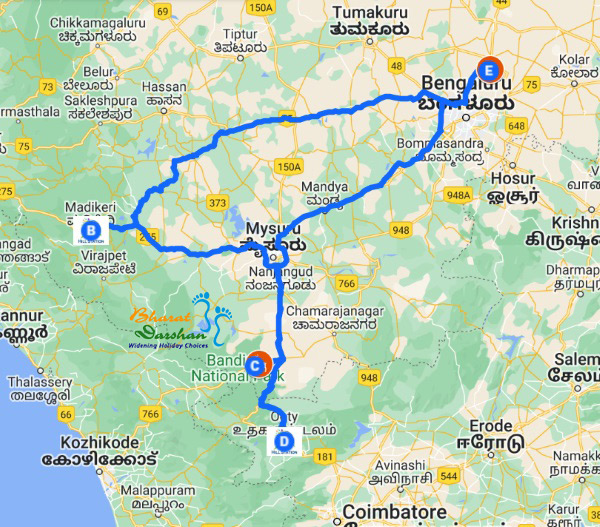 Bharat Darshan South India Hill tour