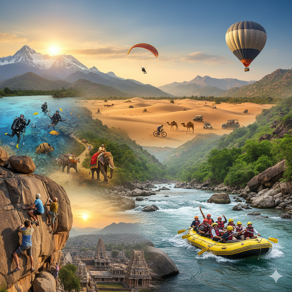adventure activities in India
