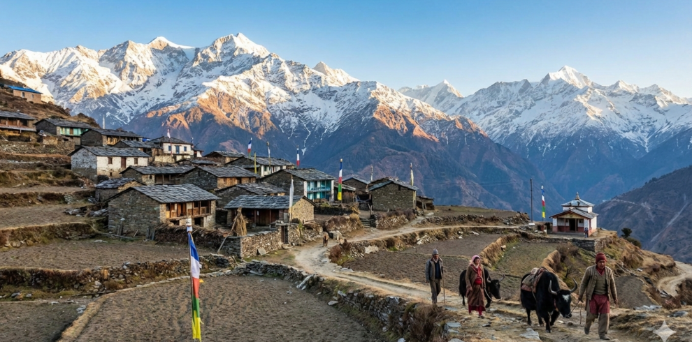 Bharat Darshan Uttarakhand High Altitude Village to Village tour